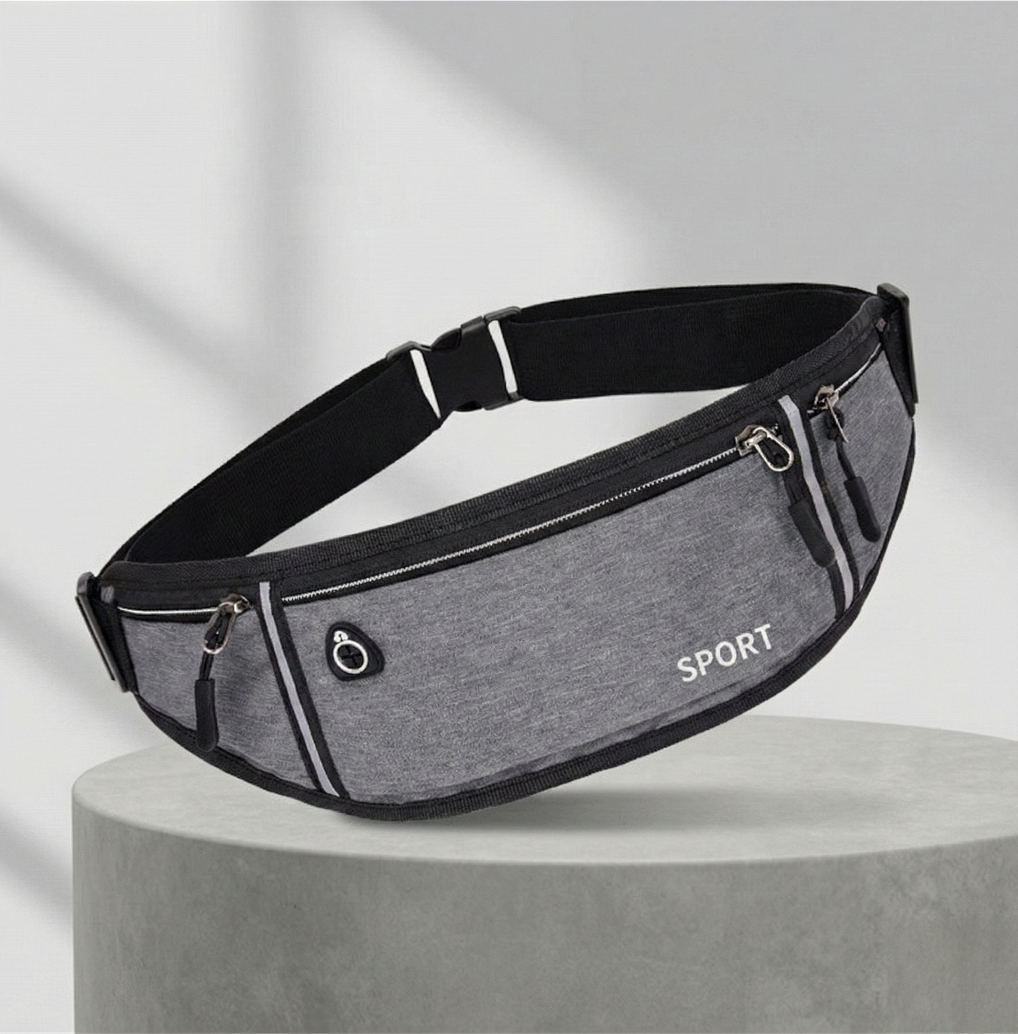 Endurance 3-Pocket Sport Fitness Belt